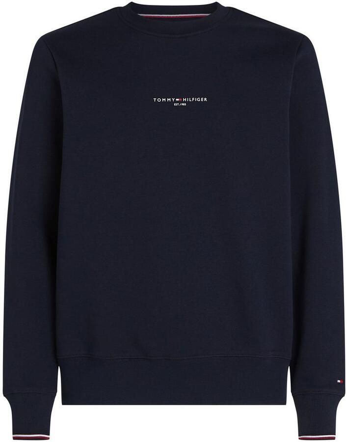 Tommy Hilfiger Sweatshirt TOMMY LOGO TIPPED CREWNECK