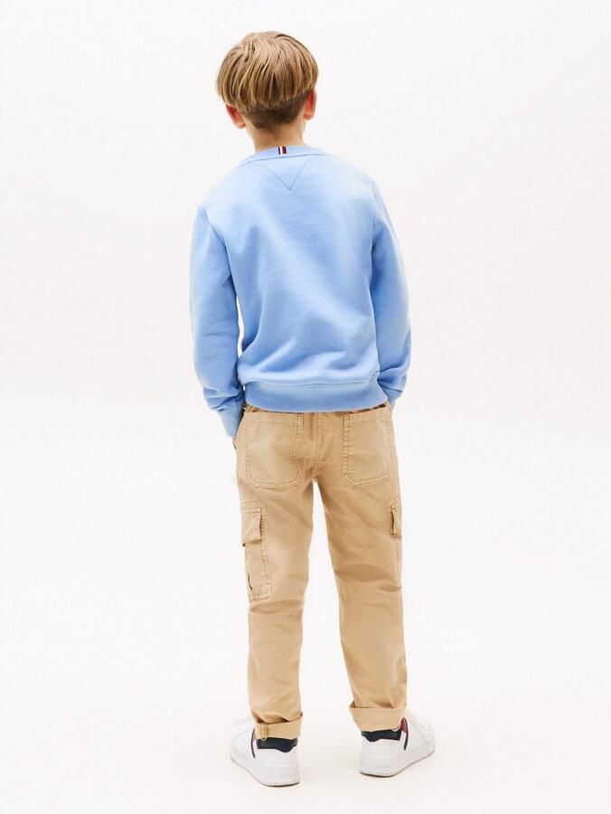 Tommy Hilfiger Sweatshirt TOMMY SCRIPT FLAG SWEATSHIRT voor kinderen tot 16 jaar vlag-logo-print - Foto 5