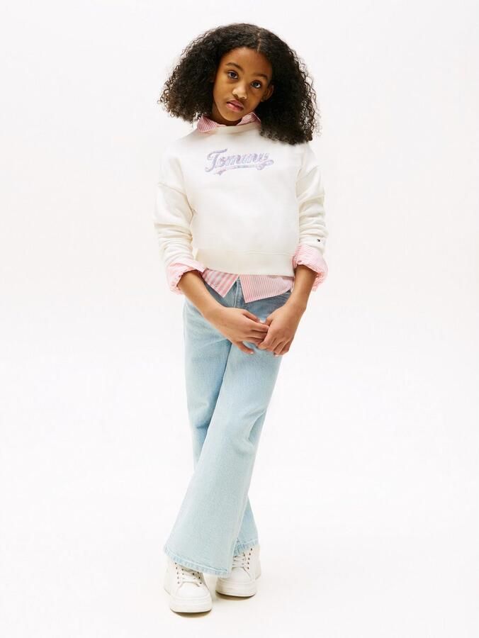 Tommy Hilfiger Sweatshirt TOMMY SCRIPT SEQUIN SWEATSHIRT voor kinderen tot 16 jaar logo-opschrift met kleurrijke pailletten - Foto 4
