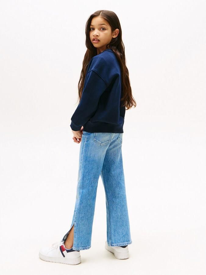 Tommy Hilfiger Sweatshirt TOMMY SCRIPT SWEATSHIRT voor kinderen tot 16 jaar met glanzende print - Foto 4