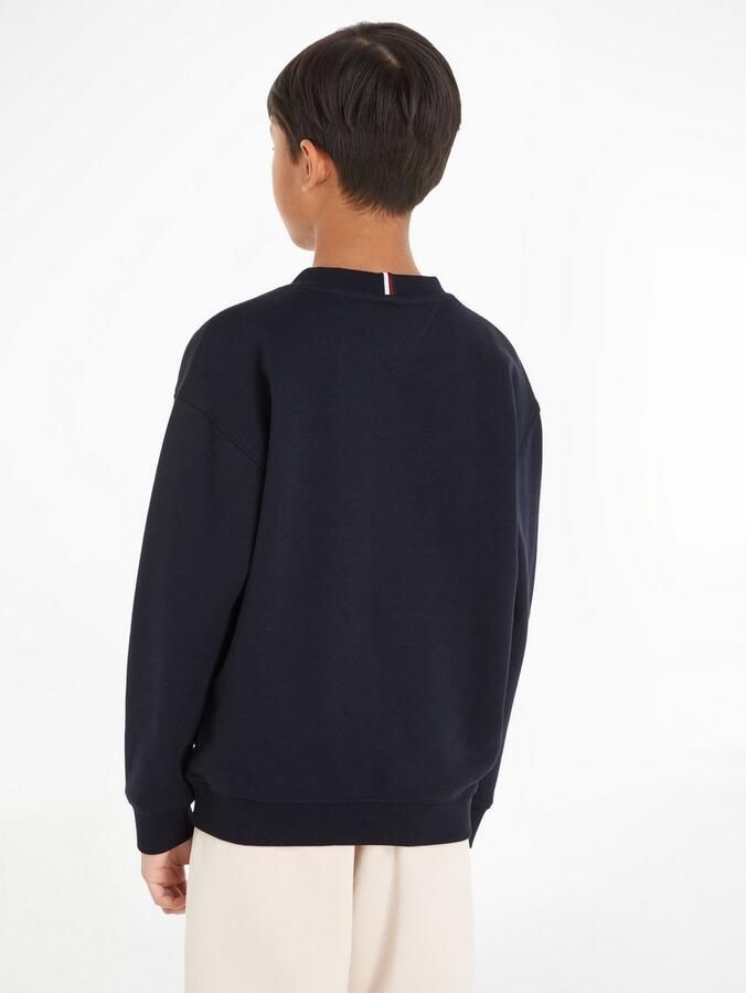 Tommy Hilfiger Sweatshirt U TIMELESS SWEATSHIRT Baby s tot 2 jaar logoborduurwerk ronde hals - Foto 7