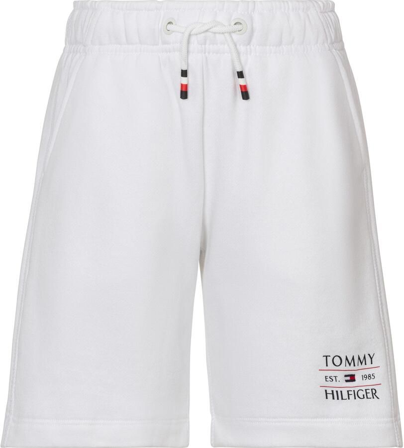 Tommy Hilfiger Sweatshort TOMMY FLAG HILFIGER SWEATSHORT met logo-vlag korte mouw