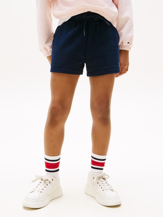 Tommy Hilfiger Sweatshort TOMMY SCRIPT SWEATSHORT voor kinderen tot 16 jaar glanzend logo opschrift - Foto 6