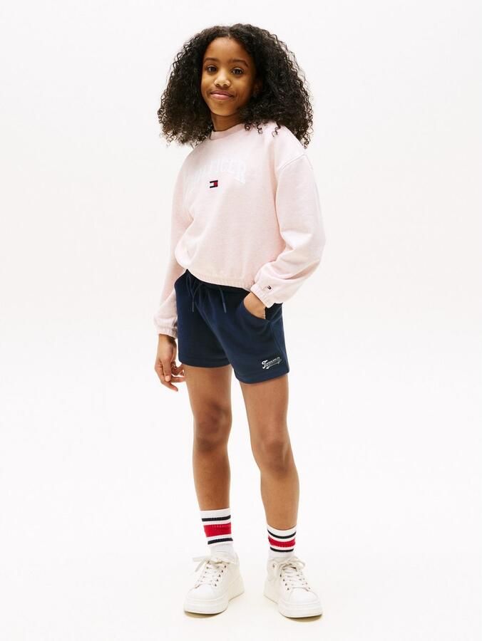 Tommy Hilfiger Sweatshort TOMMY SCRIPT SWEATSHORT voor kinderen tot 16 jaar glanzend logo opschrift - Foto 4
