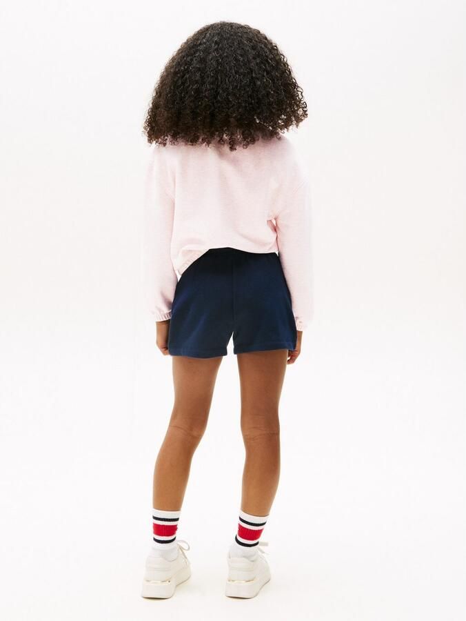 Tommy Hilfiger Sweatshort TOMMY SCRIPT SWEATSHORT voor kinderen tot 16 jaar glanzend logo opschrift - Foto 5