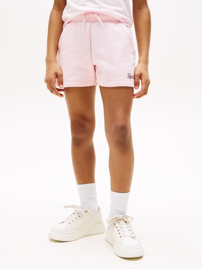 Tommy Hilfiger Sweatshort TOMMY SCRIPT SWEATSHORT voor kinderen tot 16 jaar glanzend logo opschrift - Foto 6
