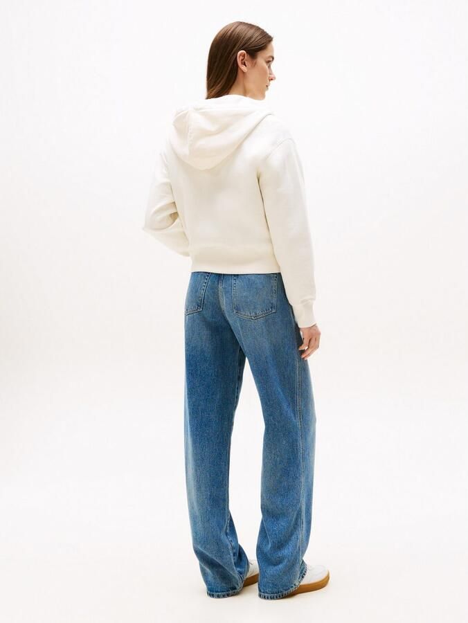 Tommy Hilfiger Sweatvest SCRIPT REG PIQUE ZIP-UP HOODIE met script-logo-opschrift - Foto 3