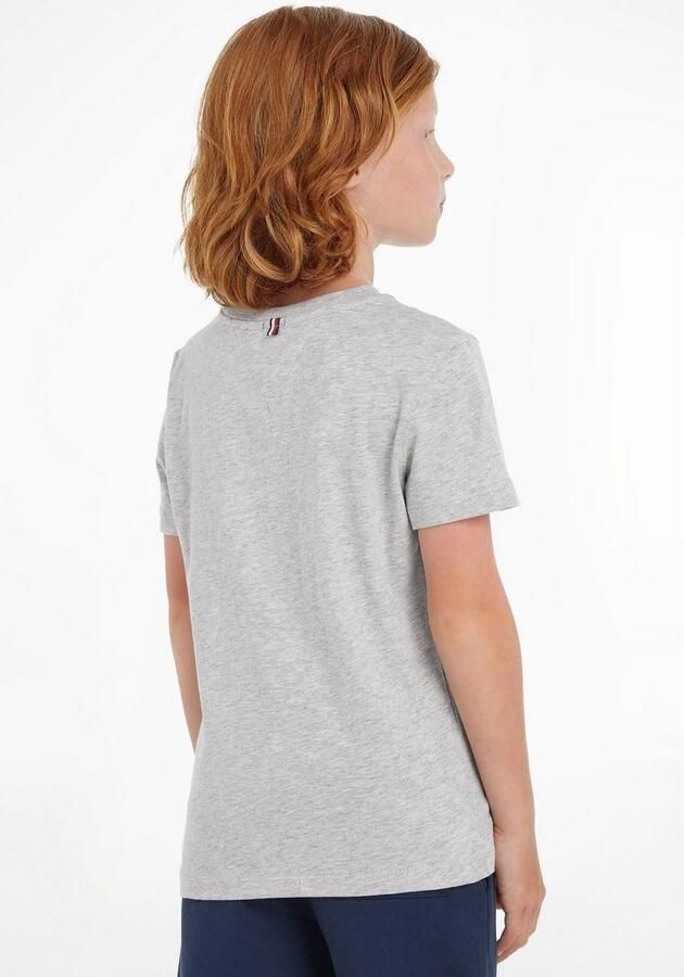 Tommy Hilfiger Shirt met ronde hals BOYS BASIC CN KNIT S S met -merklabel - Foto 5