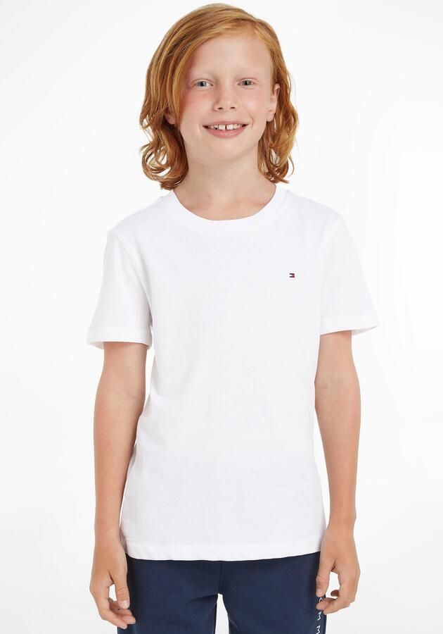Tommy Hilfiger Shirt met ronde hals BOYS BASIC CN KNIT S S met -merklabel - Foto 10