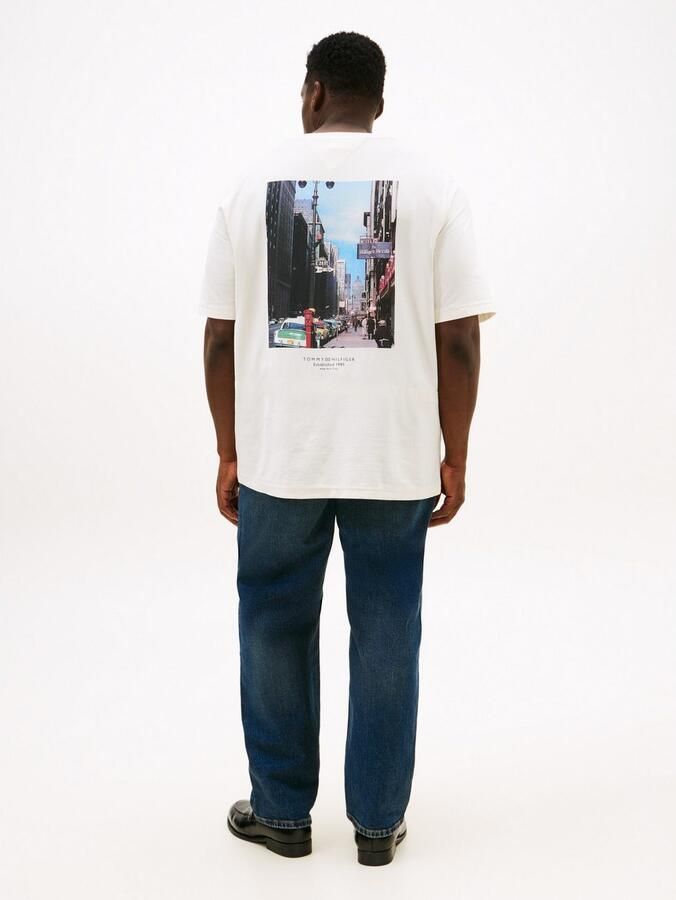 Tommy Hilfiger T-shirt BT-PHOTO PRINT GRAPHIC Grote maten grote rugprint ronde hals - Foto 3