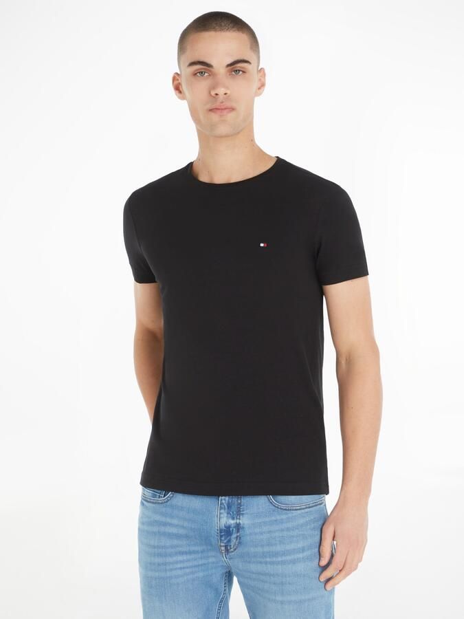 Tommy Hilfiger T-shirt Korte Mouw Core Stretch Slim C-Neck Tee - Foto 4