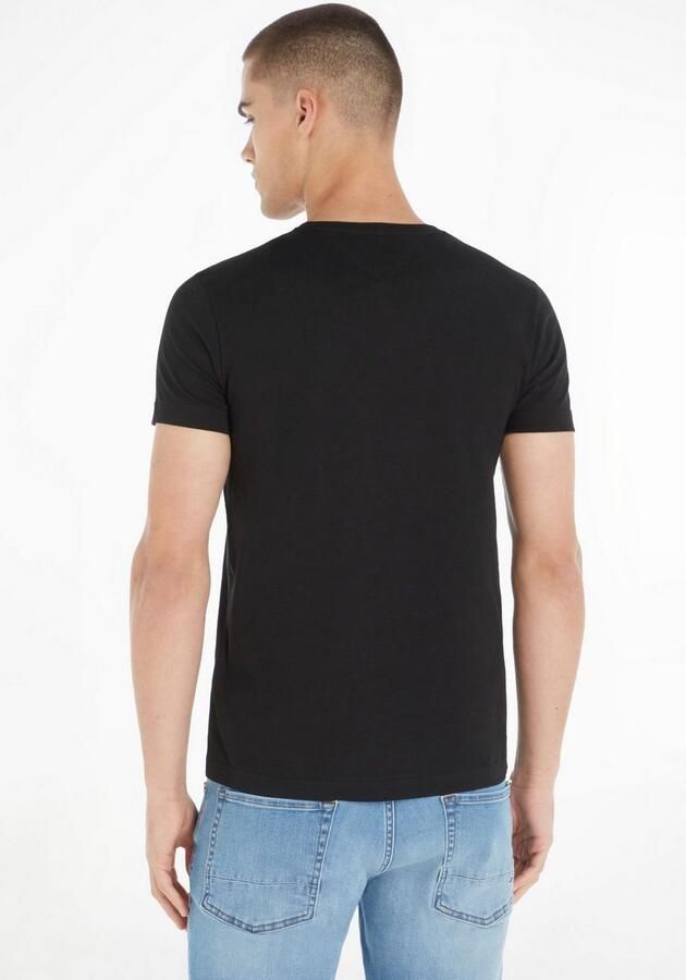Tommy Hilfiger T-shirt Korte Mouw Core Stretch Slim C-Neck Tee - Foto 6