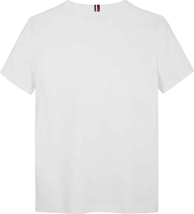 Tommy Hilfiger T-shirt CURVED HILFIGER GRAPHIC TEE SS voor kinderen tot 16 jaar grote logo-print