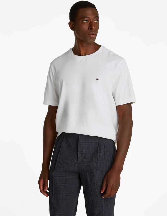 TOMMY JEANS T-shirt TJM ESSENTIAL SOLID TEE met ronde hals en subtiele logo-vlag - Foto 8