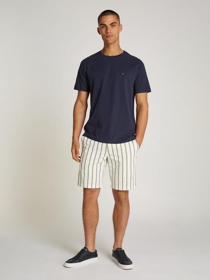 Tommy Hilfiger T-shirt ESSENTIAL REG FIT SOLID TEE met borduursel en ronde hals - Foto 6