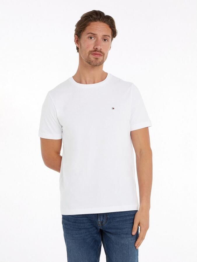 TOMMY JEANS T-shirt TJM ESSENTIAL SOLID TEE met ronde hals en subtiele logo-vlag - Foto 15