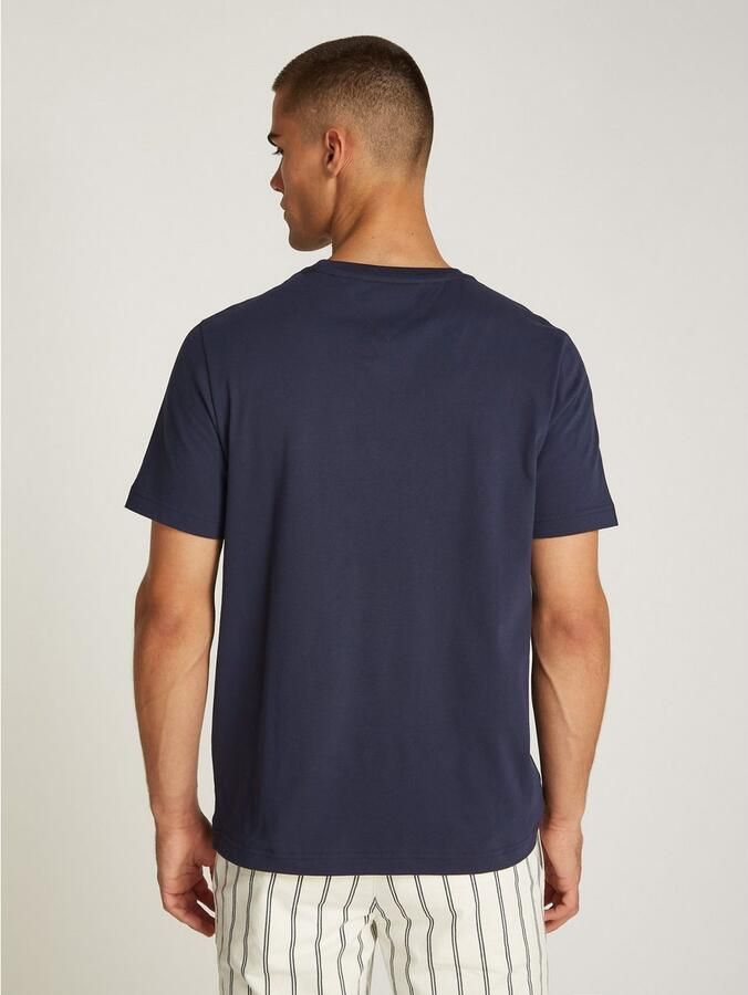 Tommy Hilfiger T-shirt ESSENTIAL REG FIT SOLID TEE met borduursel en ronde hals - Foto 8
