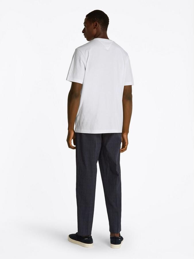 TOMMY JEANS T-shirt TJM ESSENTIAL SOLID TEE met ronde hals en subtiele logo-vlag - Foto 17