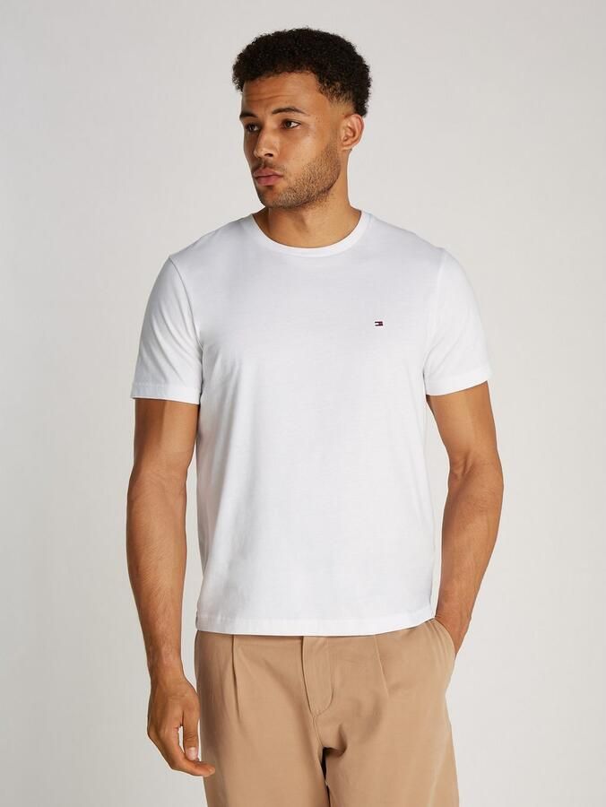 TOMMY JEANS T-shirt TJM ESSENTIAL SOLID TEE met ronde hals en subtiele logo-vlag - Foto 18