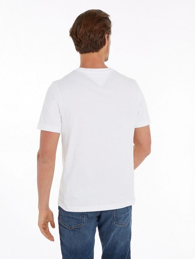 TOMMY JEANS T-shirt TJM ESSENTIAL SOLID TEE met ronde hals en subtiele logo-vlag - Foto 20