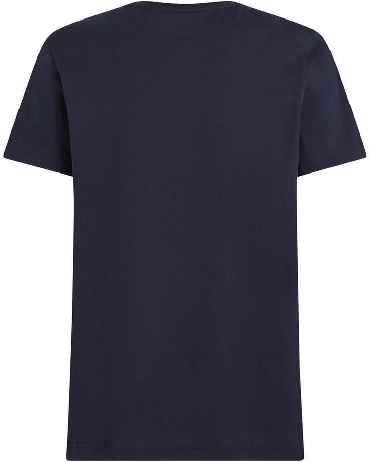 Tommy Hilfiger T-shirt ESSENTIAL REG FIT SOLID TEE met borduursel en ronde hals - Foto 2