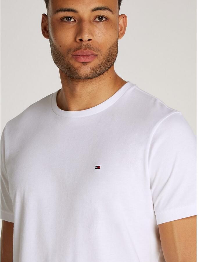 TOMMY JEANS T-shirt TJM ESSENTIAL SOLID TEE met ronde hals en subtiele logo-vlag - Foto 9