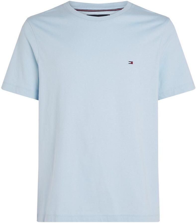 TOMMY HILFIGER Heren Polo's & T-shirts Ess Seasonal Reg Fit Solid Tee Lichtblauw