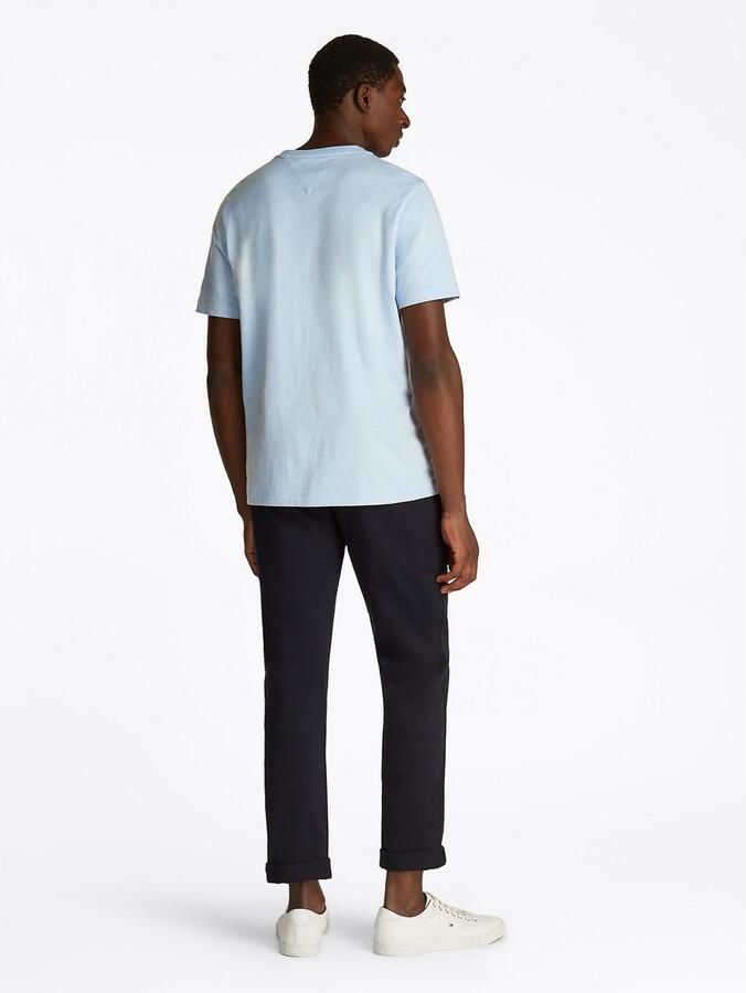 TOMMY HILFIGER Heren Polo's & T-shirts Ess Seasonal Reg Fit Solid Tee Lichtblauw - Foto 5