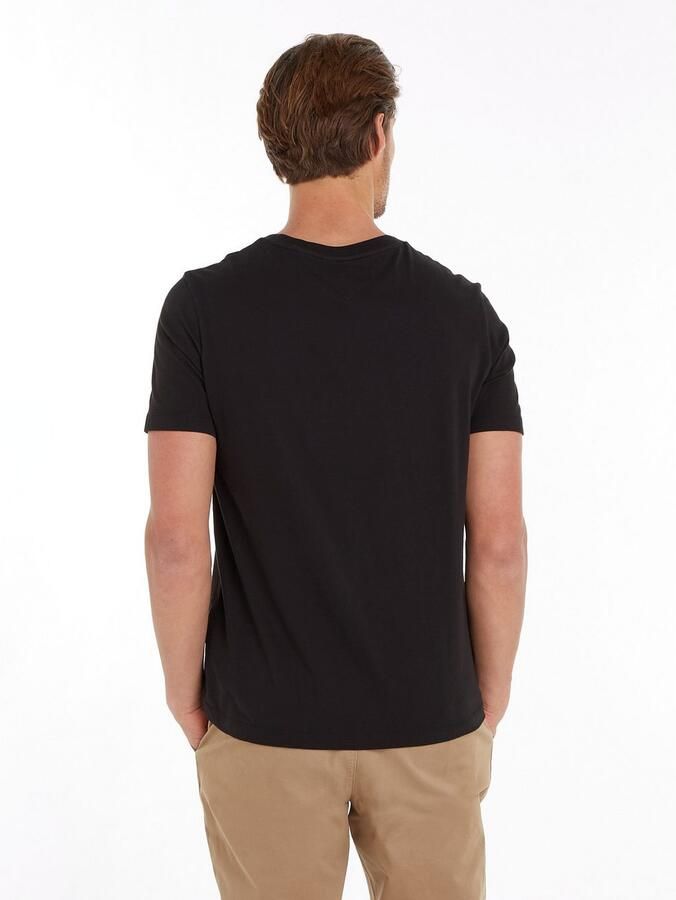 Tommy Hilfiger T-shirt ESSENTIAL REG FIT SOLID TEE met borduursel en ronde hals - Foto 7