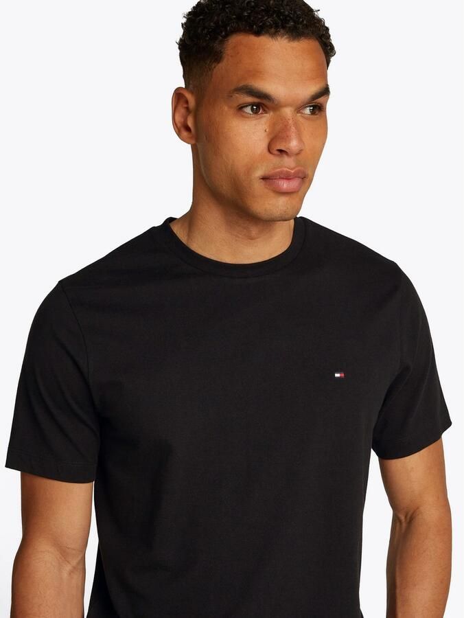 Tommy Hilfiger T-shirt ESSENTIAL REG FIT SOLID TEE met borduursel en ronde hals - Foto 8