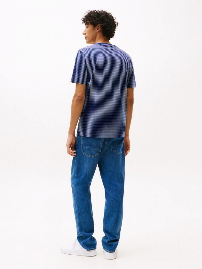 Tommy Hilfiger T-shirt ESSENTIAL REG FIT SOLID TEE met borduursel en ronde hals - Foto 5