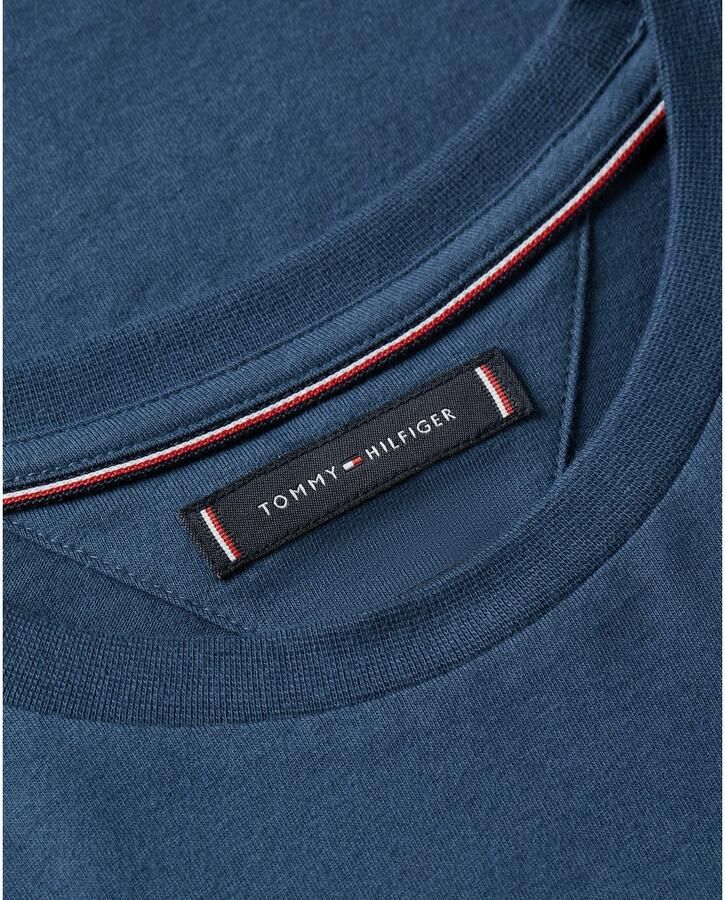 Tommy Hilfiger T-shirt ESSENTIAL REG FIT SOLID TEE met borduursel en ronde hals - Foto 2