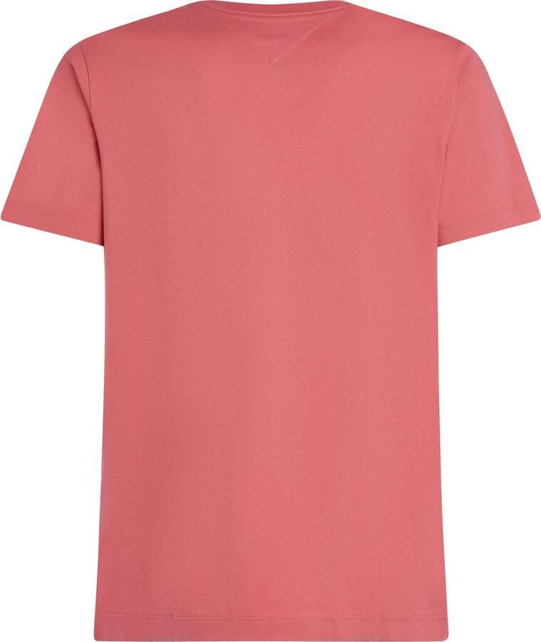 Tommy Hilfiger T-shirt ESSENTIAL REG FIT SOLID TEE met borduursel en ronde hals - Foto 3