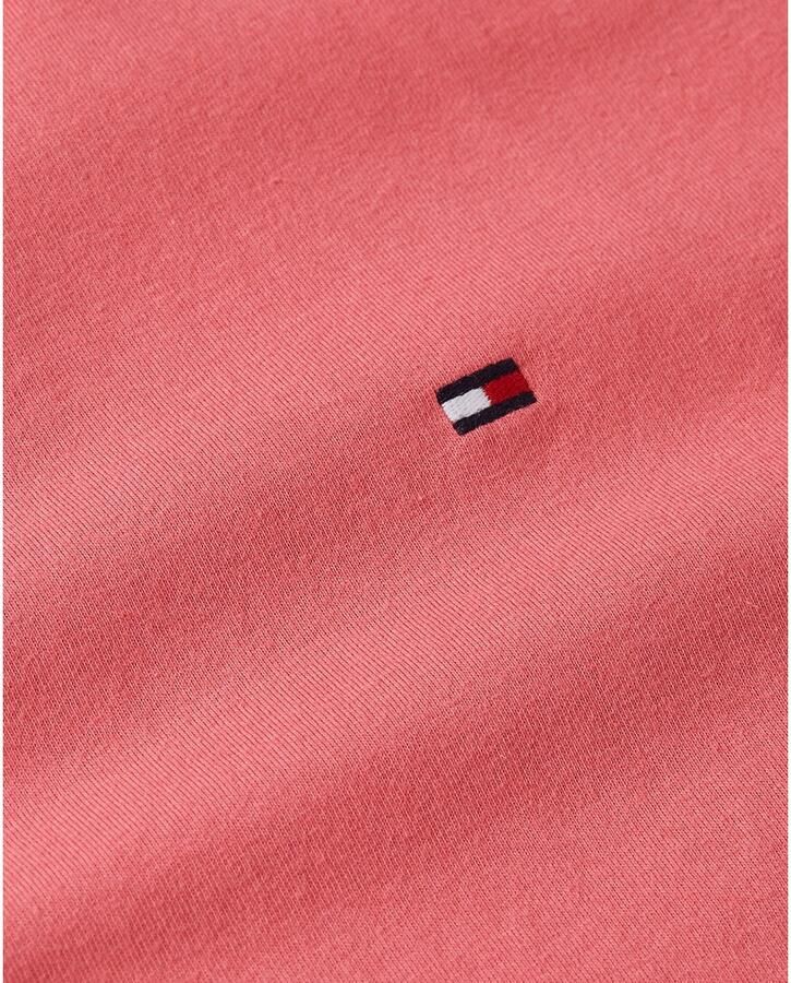 Tommy Hilfiger T-shirt ESSENTIAL REG FIT SOLID TEE met borduursel en ronde hals - Foto 4