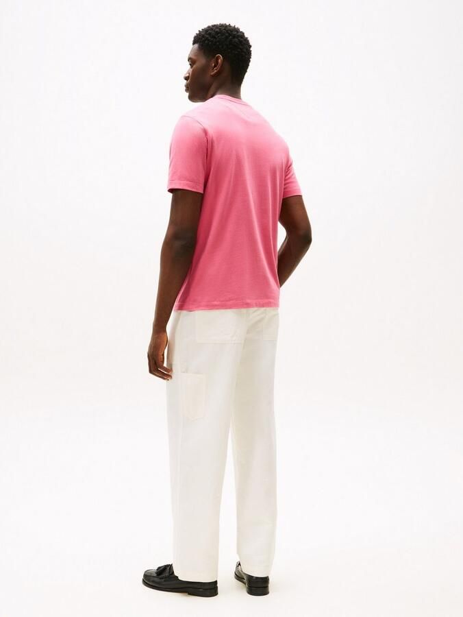 Tommy Hilfiger T-shirt ESSENTIAL REG FIT SOLID TEE met borduursel en ronde hals - Foto 6