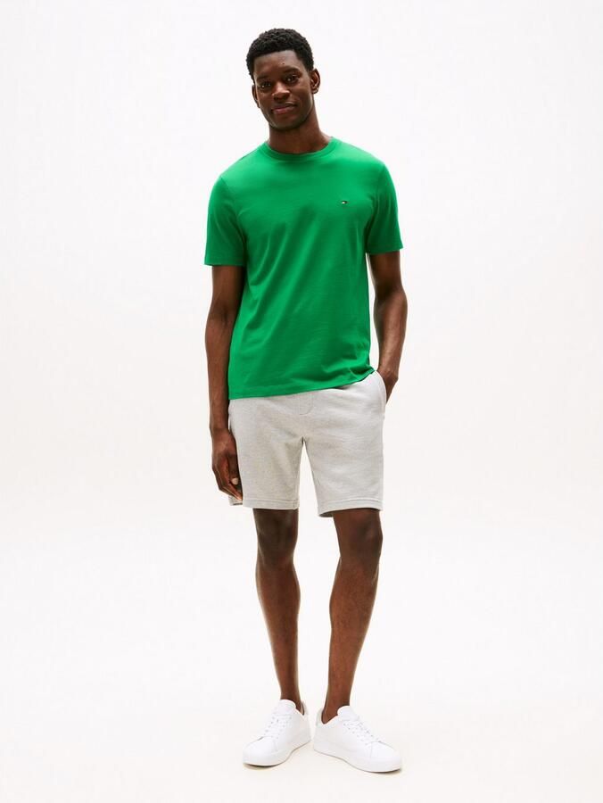 Tommy Hilfiger T-shirt ESSENTIAL REG FIT SOLID TEE met borduursel en ronde hals - Foto 4