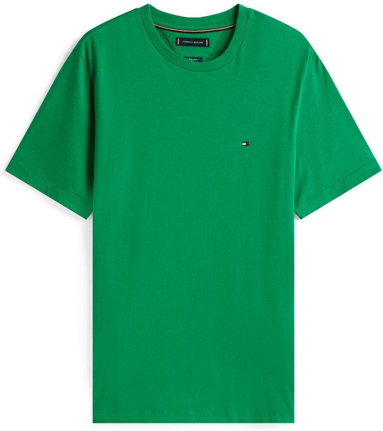 Tommy Hilfiger T-shirt ESSENTIAL REG FIT SOLID TEE met borduursel en ronde hals - Foto 2