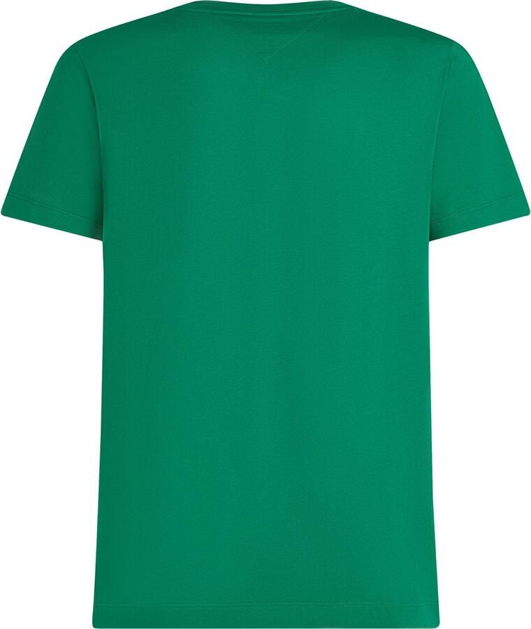 Tommy Hilfiger T-shirt ESSENTIAL REG FIT SOLID TEE met borduursel en ronde hals - Foto 1