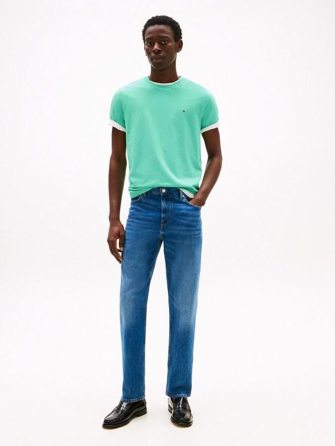 Tommy Hilfiger T-shirt ESSENTIAL REG FIT SOLID TEE met borduursel en ronde hals - Foto 4