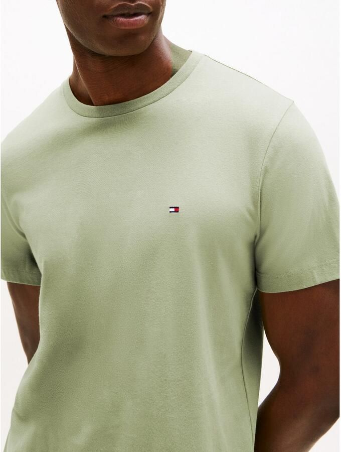 Tommy Hilfiger T-shirt ESSENTIAL REG FIT SOLID TEE met borduursel en ronde hals - Foto 2