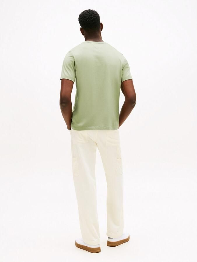 Tommy Hilfiger T-shirt ESSENTIAL REG FIT SOLID TEE met borduursel en ronde hals - Foto 4