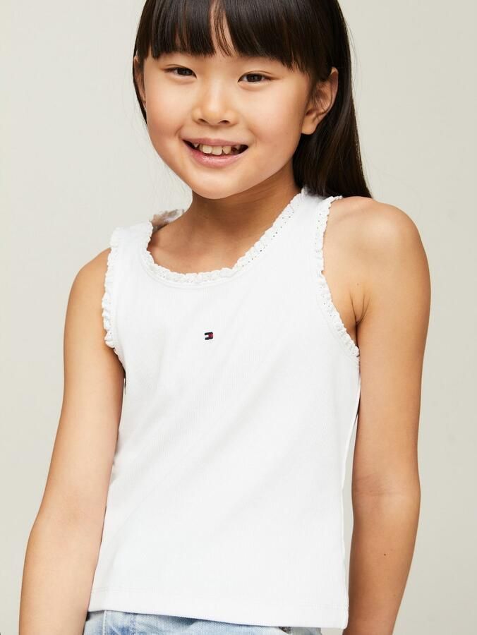 Tommy Hilfiger T-shirt ESSENTIAL RIB LACE TANK TOP - Foto 5