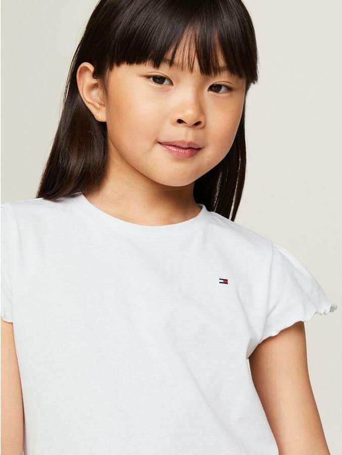Tommy Hilfiger T-shirt ESSENTIAL RUFFLE SLEEVE TOP - Foto 8