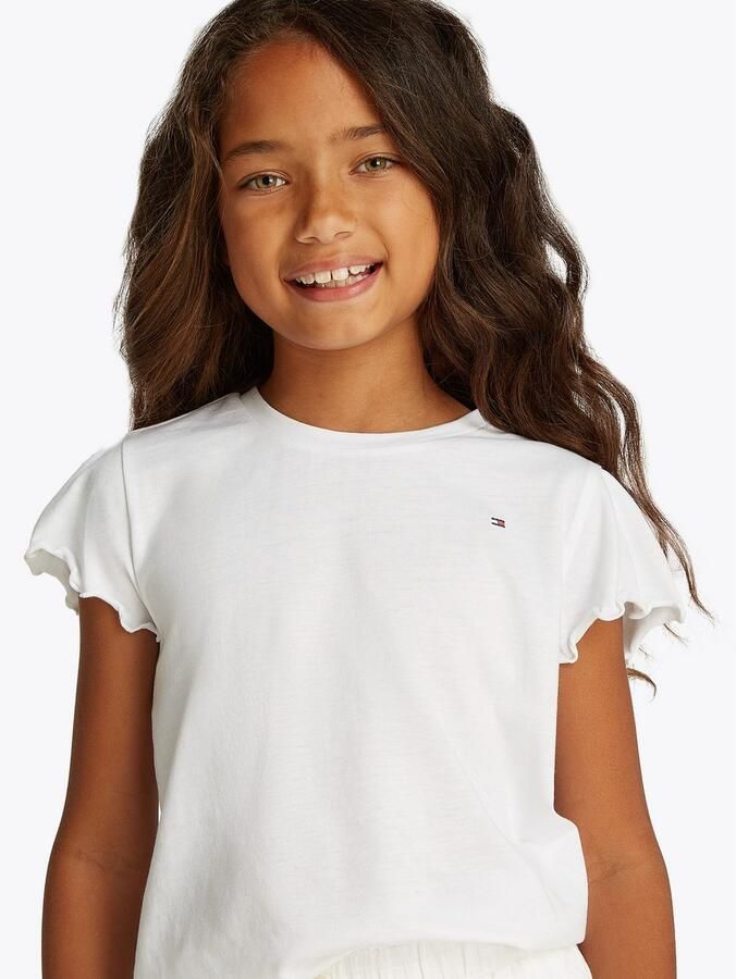 Tommy Hilfiger T-shirt ESSENTIAL RUFFLE SLEEVE TOP - Foto 16
