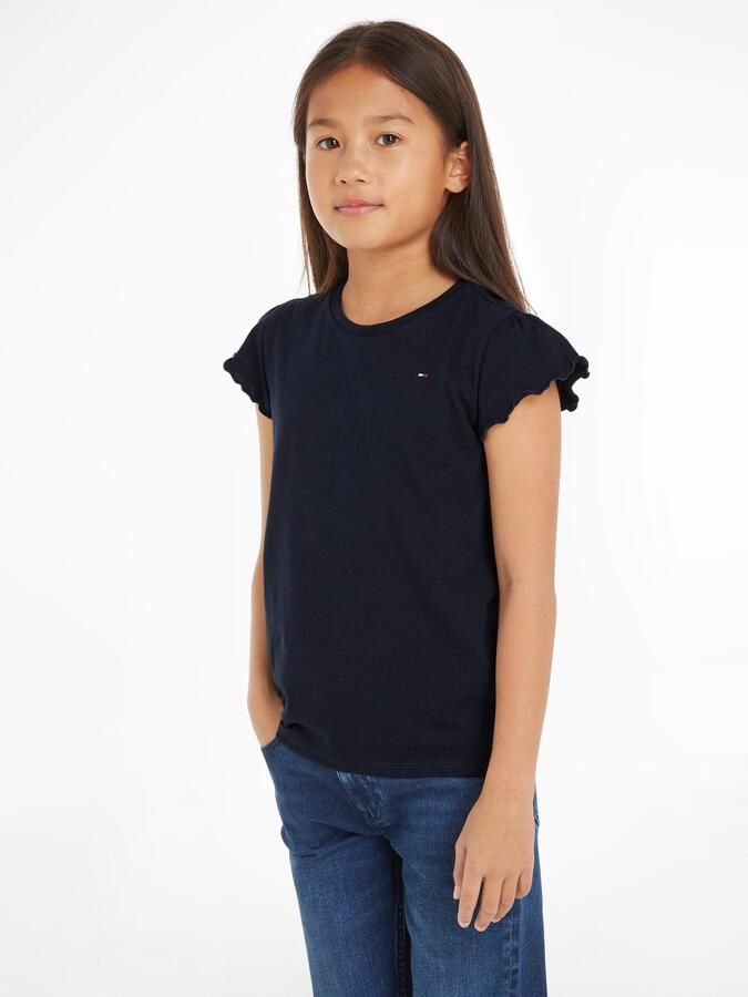 Tommy Hilfiger T-shirt ESSENTIAL RUFFLE SLEEVE TOP - Foto 8