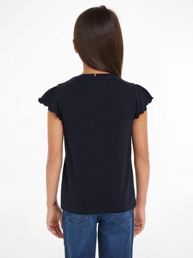Tommy Hilfiger T-shirt ESSENTIAL RUFFLE SLEEVE TOP - Foto 5