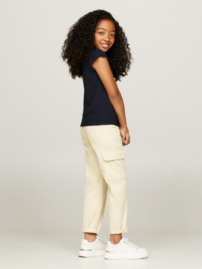 Tommy Hilfiger T-shirt ESSENTIAL RUFFLE SLEEVE TOP - Foto 7