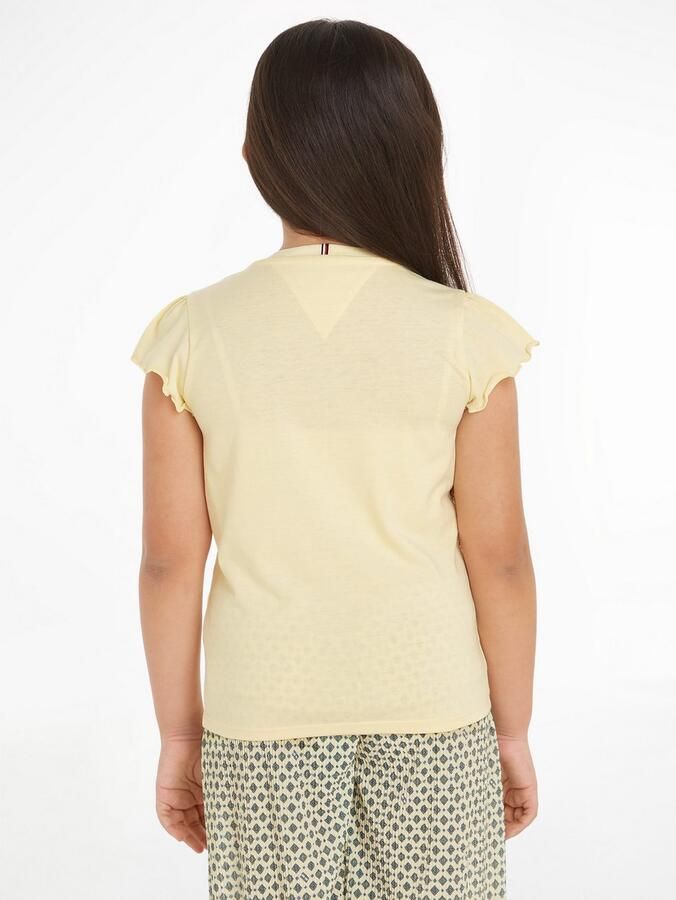 Tommy Hilfiger T-shirt ESSENTIAL RUFFLE SLEEVE TOP - Foto 5