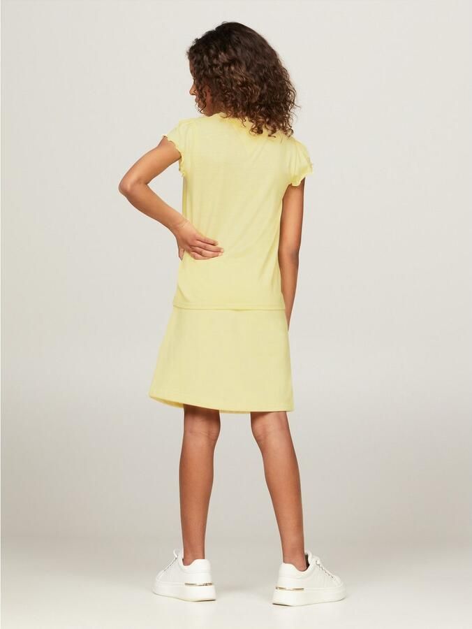 Tommy Hilfiger T-shirt ESSENTIAL RUFFLE SLEEVE TOP - Foto 6