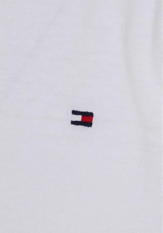 Tommy Hilfiger T-shirt ESSENTIAL RUFFLE SLEEVE TOP S S met golfrand logo-geborduurde details - Foto 4